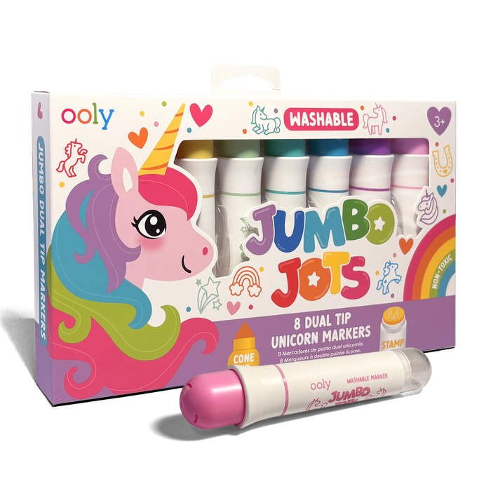 OOLY Jumbo Jots Dual Tip Unicorn Markers