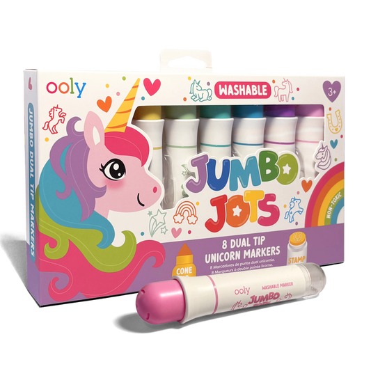 OOLY Jumbo Jots Dual Tip Unicorn Markers