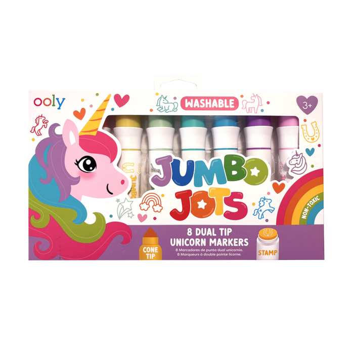 OOLY Jumbo Jots Dual Tip Unicorn Markers