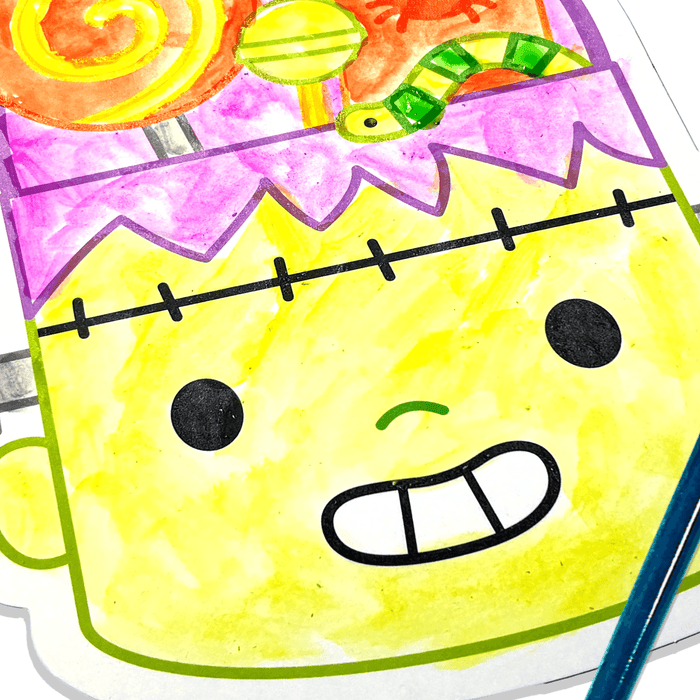 OOLY Playful Painters Trick or Treat Easy Watercolor Painting