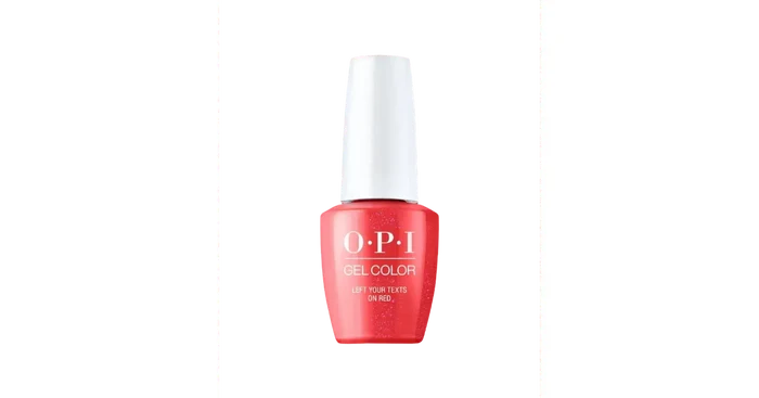 OPI Gel - Left Your Texts On Red