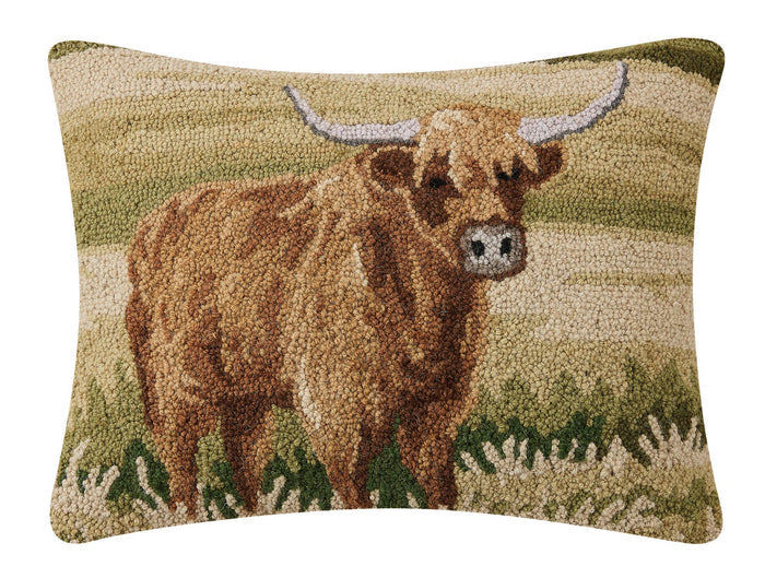 Peking Handicraft - Highland Cattle Hook Pillow