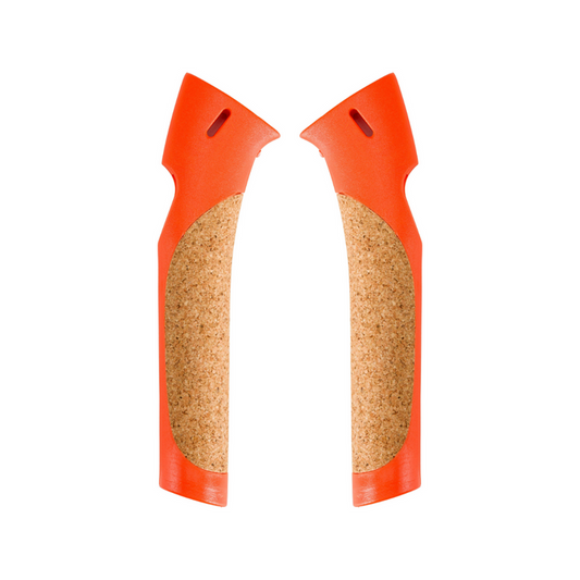 A product picture of the Peltonen Race Cork Pole Handles | Orange