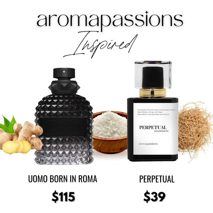 PERPETUAL | Inspired by VALENTINO UOMO BORN IN ROMA | Uomo Born in Roma Dupe Pheromone Perfume - aromapassions