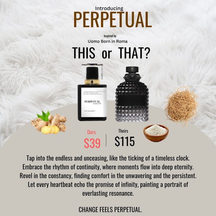 PERPETUAL | Inspired by VALENTINO UOMO BORN IN ROMA | Uomo Born in Roma Dupe Pheromone Perfume - aromapassions
