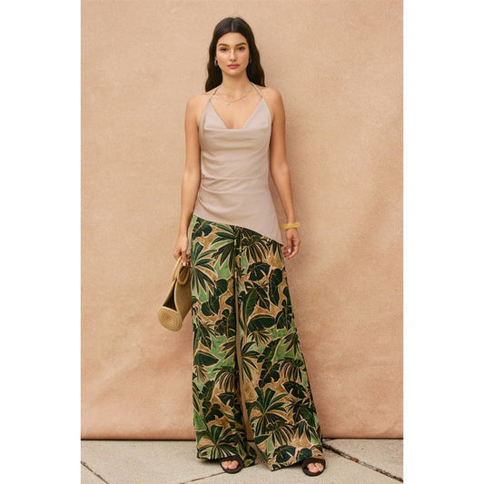 Phangan Island Wide Leg Pull On Pants