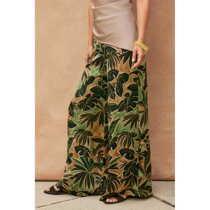 Phangan Island Wide Leg Pull On Pants