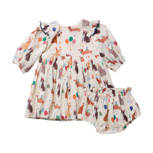 Pink Chicken Brooke Dress Set in Party Pets