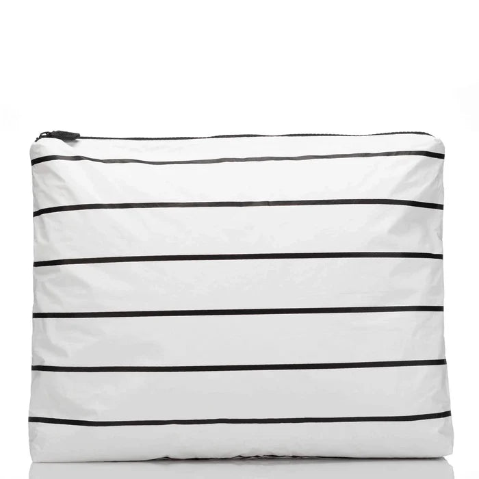Pinstripe Black On White