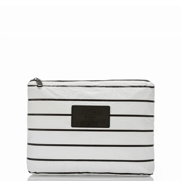Pinstripe Black On White