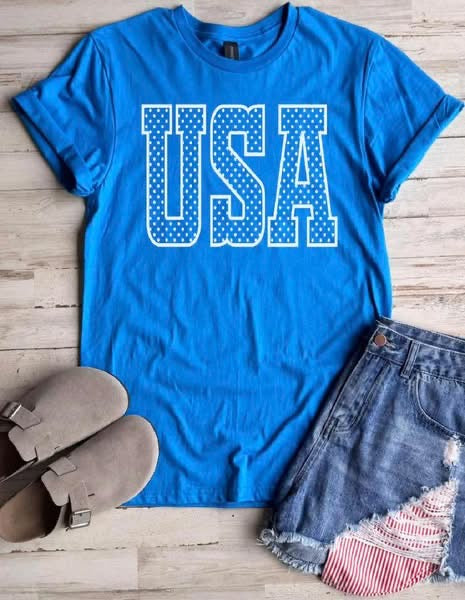 PREORDER: USA Polka Dot Tee