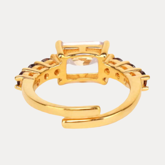 Clear Quartz | Emerald Cut | Princess Ring | BuDhaGirl