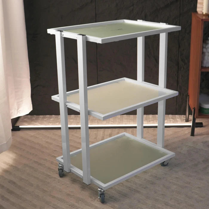 Pro Glass Cart With 3 Shelves
