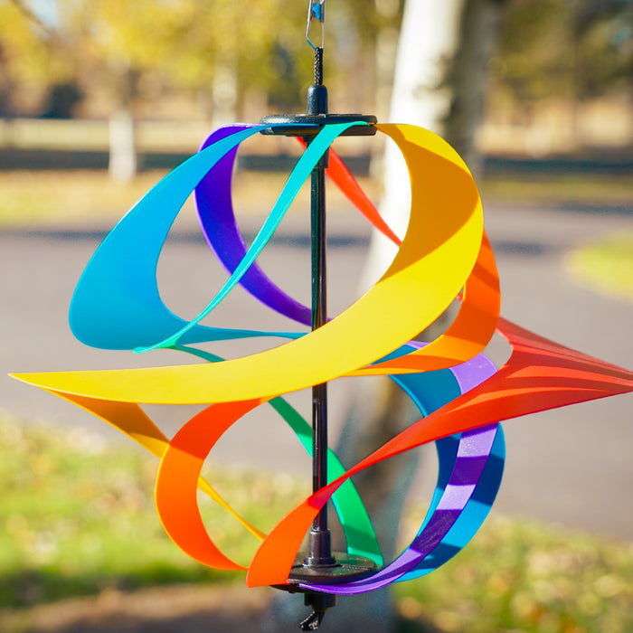Rainbow Poly Double Vortex Spinner