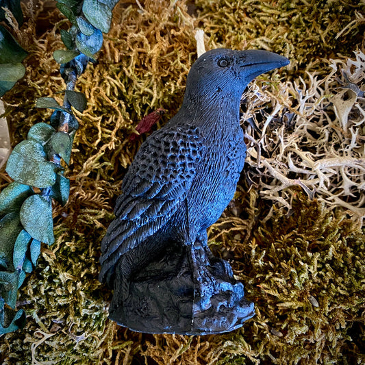 Raven Shaped Spirit Animal Magic Candle