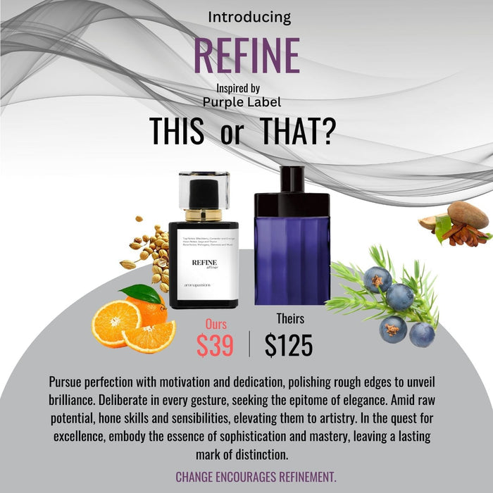 REFINE | Inspired by RALPH - LAUREN PURPLE LABEL | Purple Label Dupe Pheromone Perfume - aromapassions