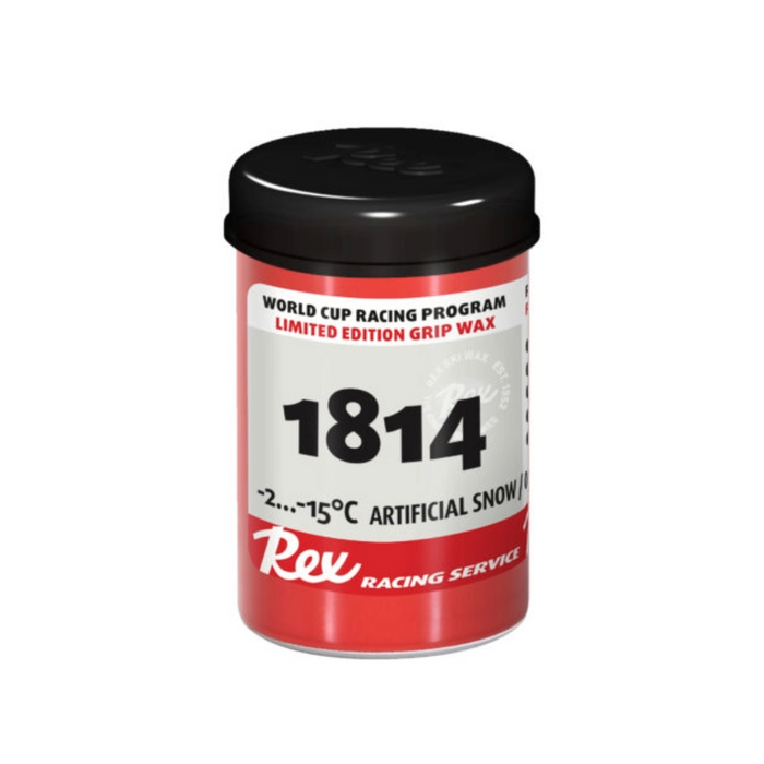 A product picture of the Rex Wax TK-1814 Fluoro-Free World Cup Grip Wax (-2C/-15C) | 45g