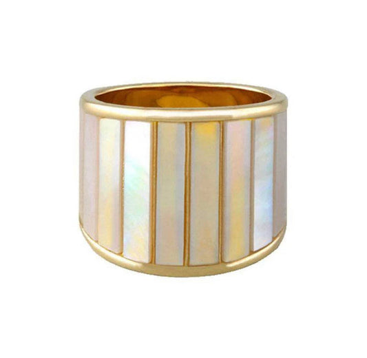 Ring-Perla Shell White