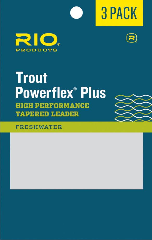Rio Powerflex Plus Leader 9ft - 3 Pack