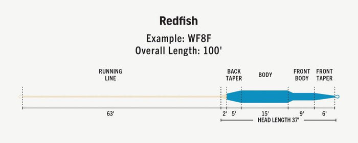 RIO Premier Redfish saltwater fly line - detail view