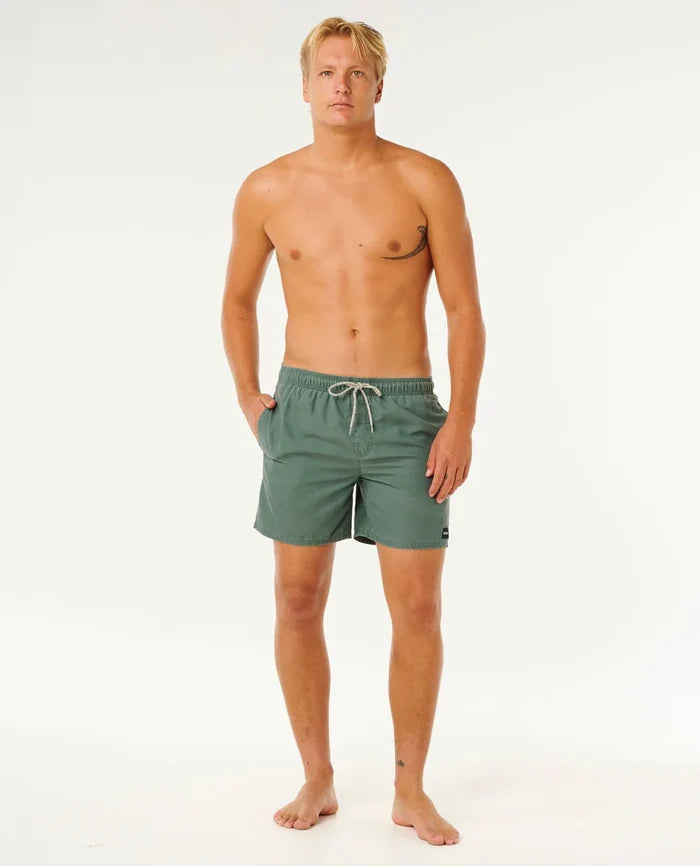 Rip Curl Offset Washed Volley - Moss