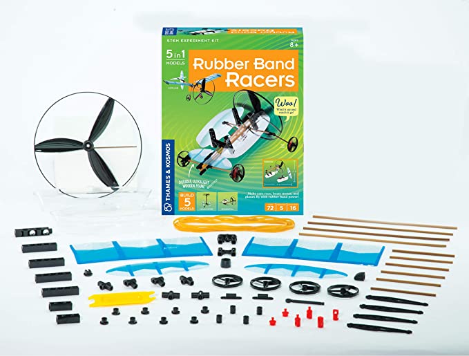 Rubber Band Racers Experiment Kit