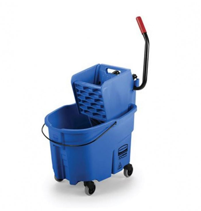 Rubbermaid WaveBrake Mop Bucket and Wringer Side Press