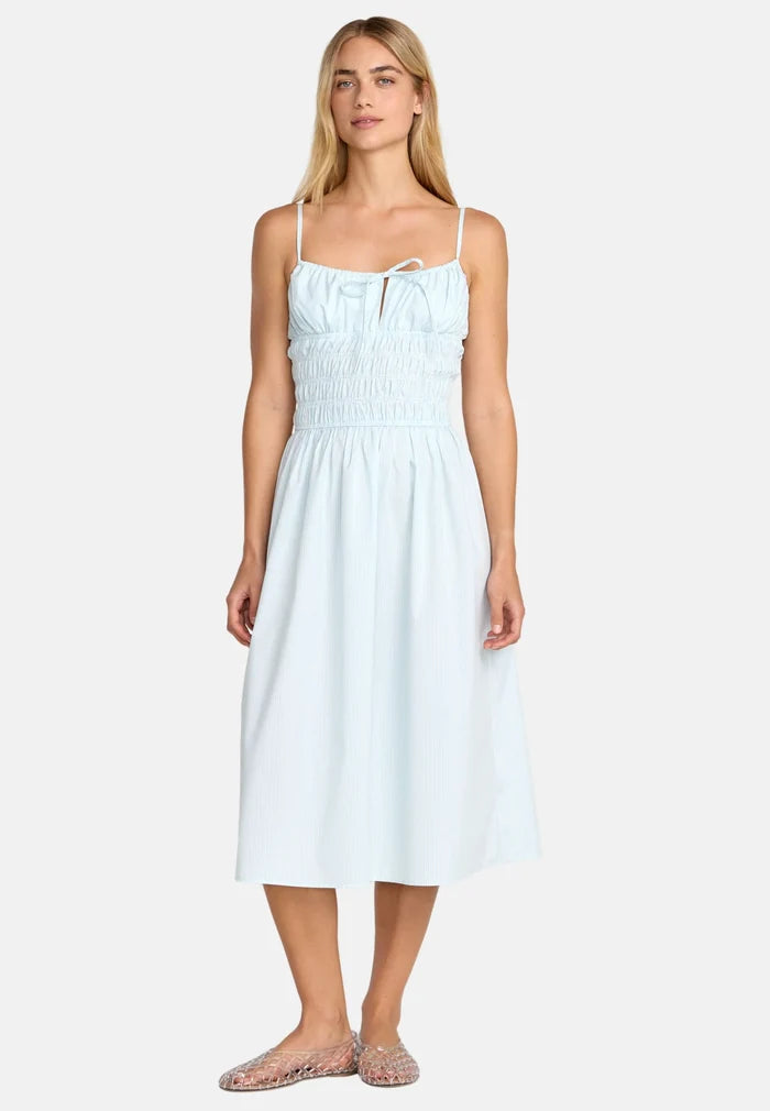 RVCA Raya Midi Dress - Crystal Blue