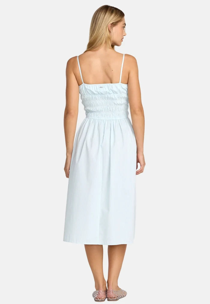 RVCA Raya Midi Dress - Crystal Blue