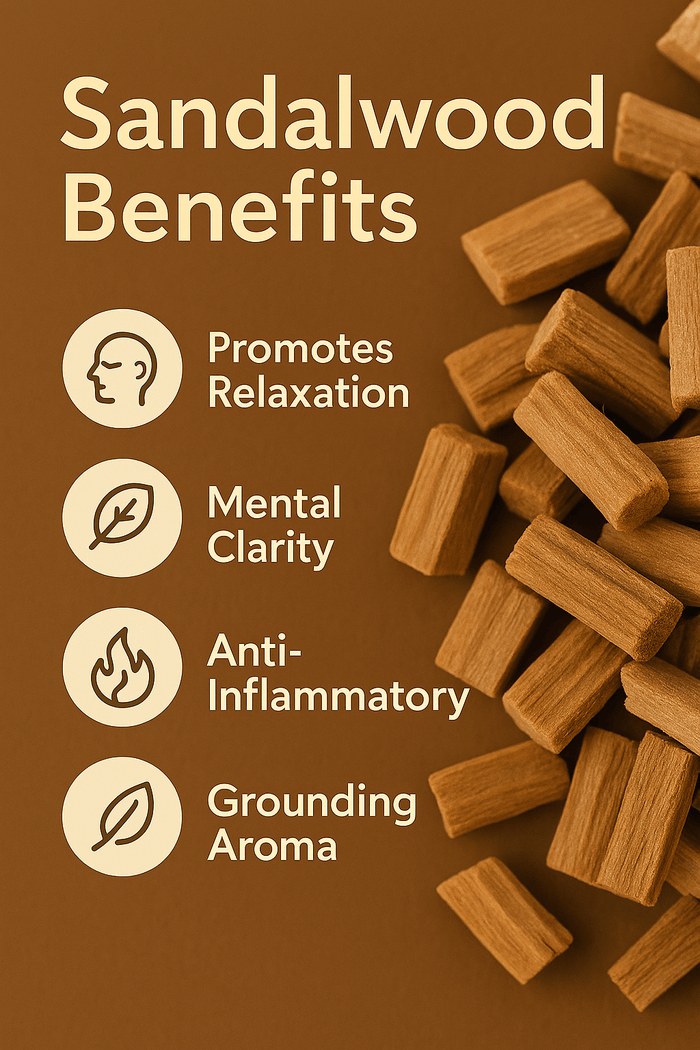 Sandalwood Pure Essential Oil - Delune