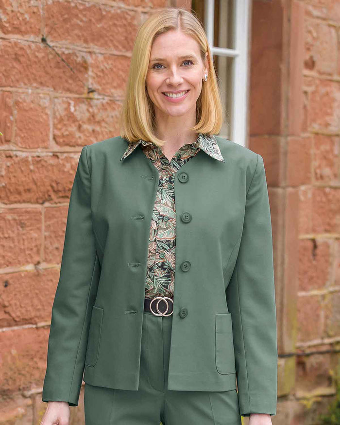 Sandown Wool Mix Fully Lined Ladies Jacket - Image 2 - Country Collection