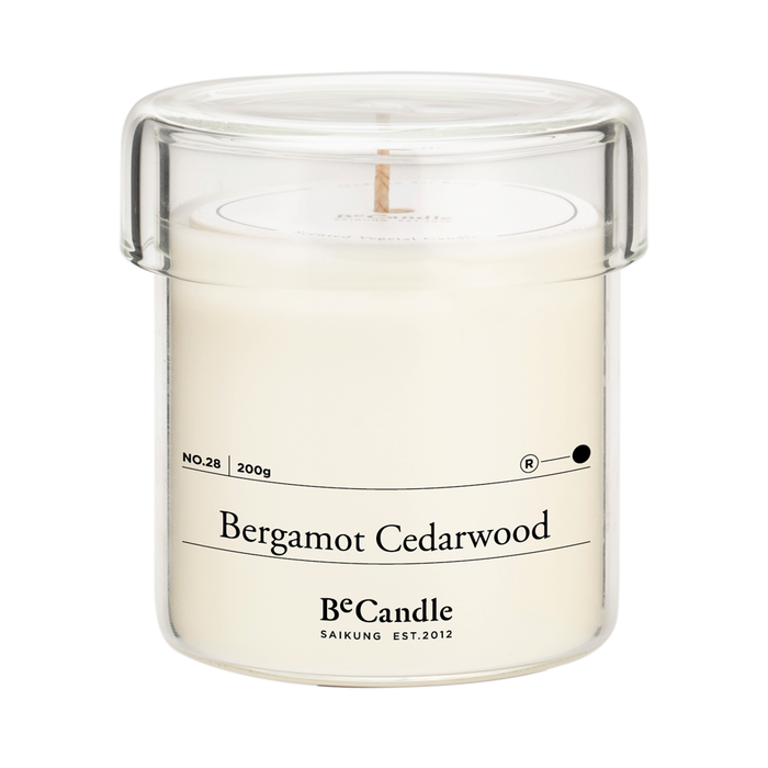 Scented Candle, 200g - No. 28 Bergamot Cedarwood