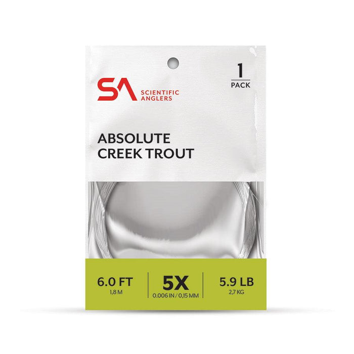 Scientific Anglers Absolute Creek Trout Leader 6ft