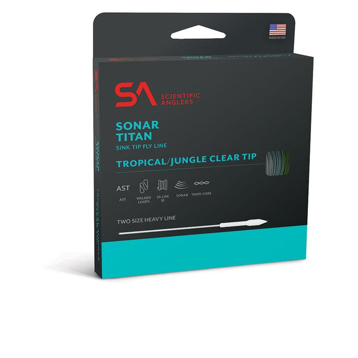 Scientific Anglers Sonar Titan Tropical Clear Tip saltwater streamer fly line