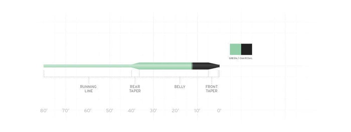 Scientific Anglers Wetcel Sink Tip fly line - detail view