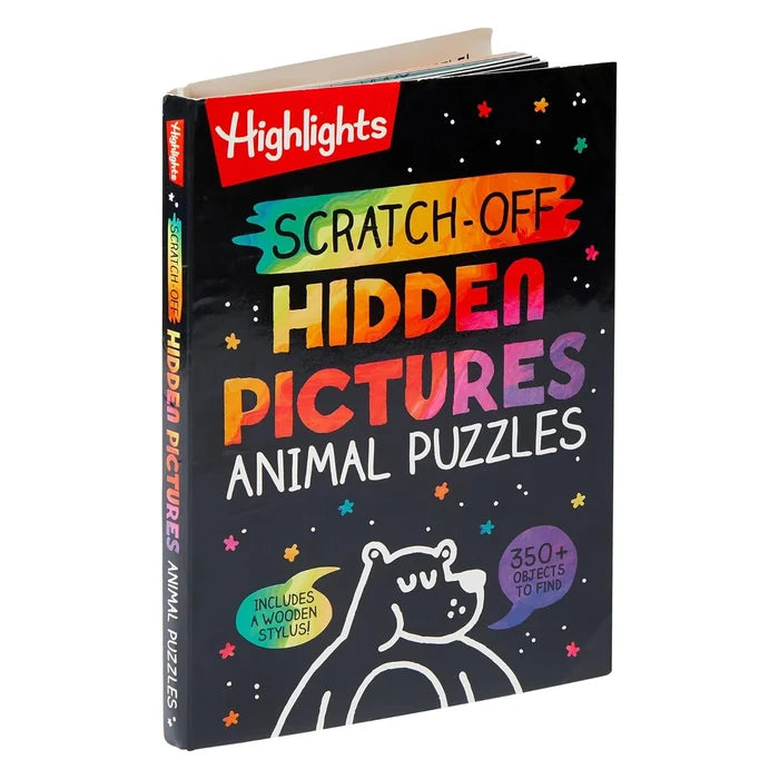 Scratch-Off Hidden Pictures Animal Puzzles
