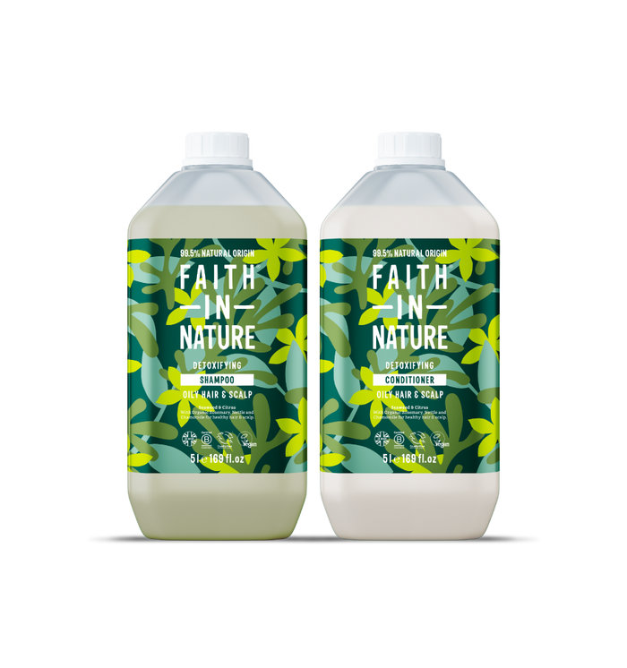Seaweed & Citrus shampoo & conditioner set - 5L