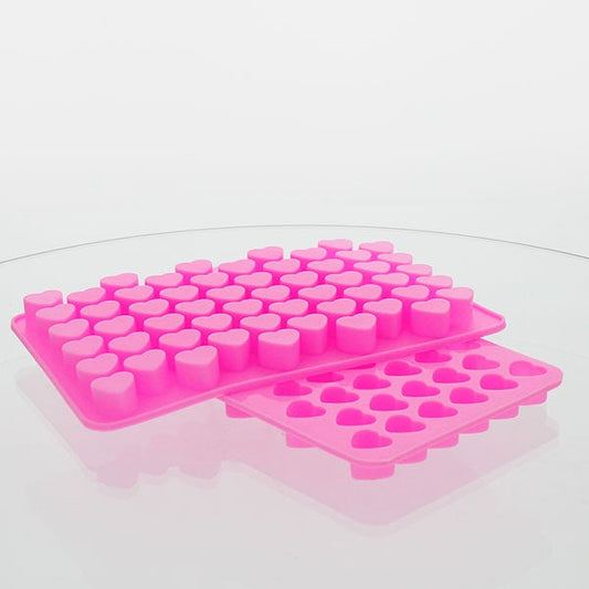 Silicone Soap Mould – 55 Cavity - Tiny Heart Embeds