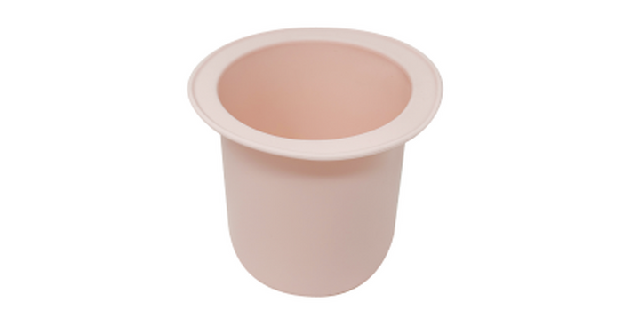 Silicone Wax Pot Tall (light pink)