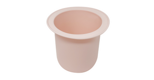 Silicone Wax Pot Tall (light pink)