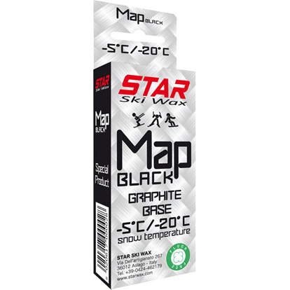 A product picture of the STAR MAP Black - Fluoro-Free Graphite Base Paraffin (-5C/-20C)
