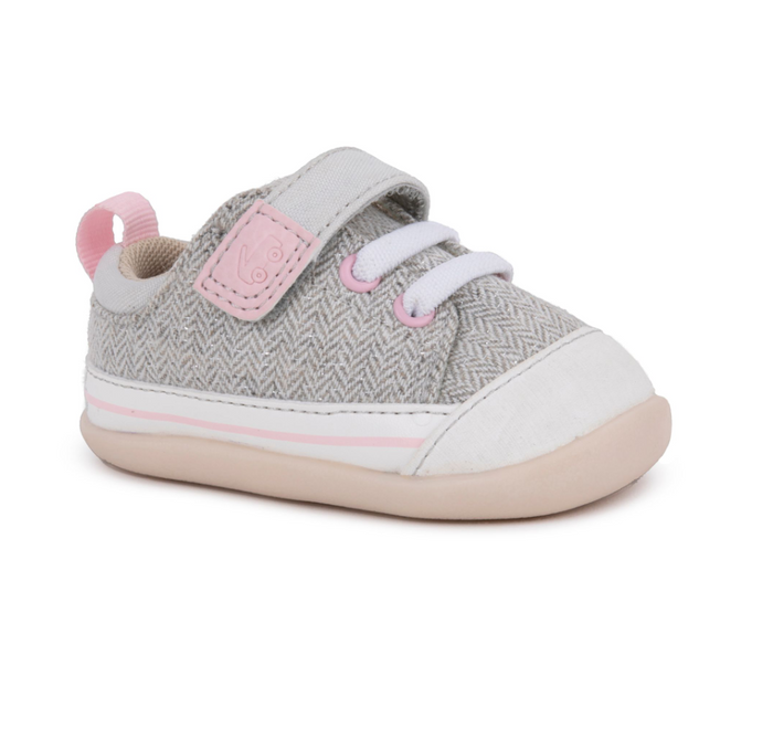 Stevie Mini Gray Herringbone