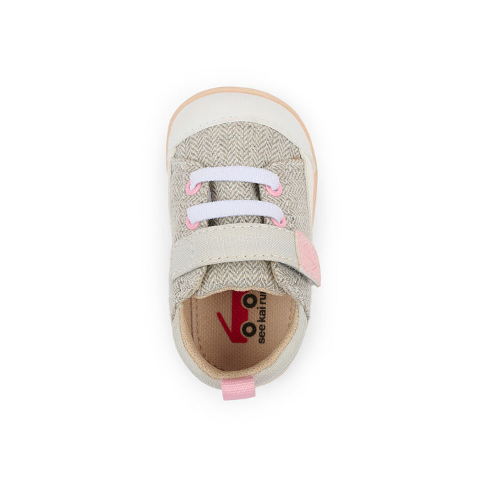 Stevie Mini Gray Herringbone