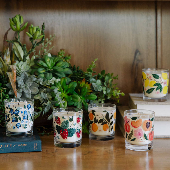 Strawberry Patch Scented Soy Hand - Poured Candle - Olita Gifts & Goods