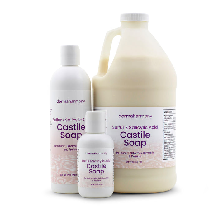 Sulfur + Salicylic Acid Castile Soap (Liquid)