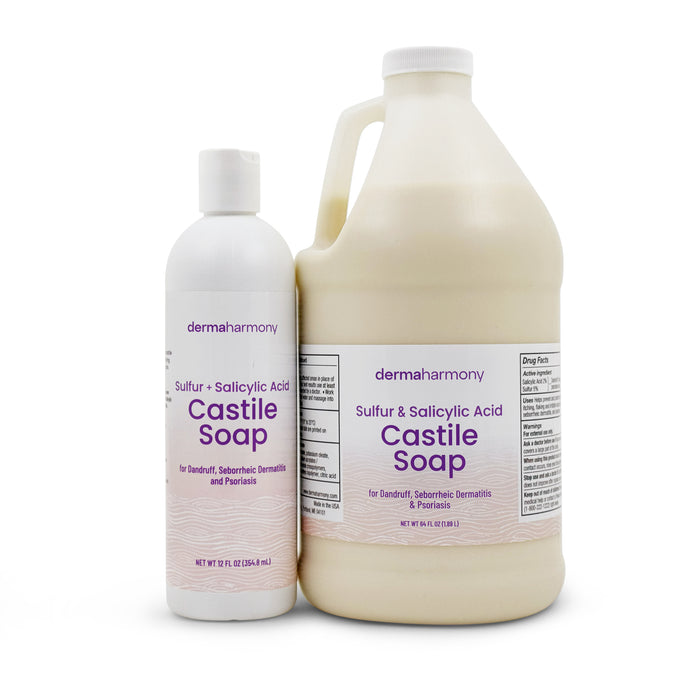Sulfur + Salicylic Acid Castile Soap (Liquid)