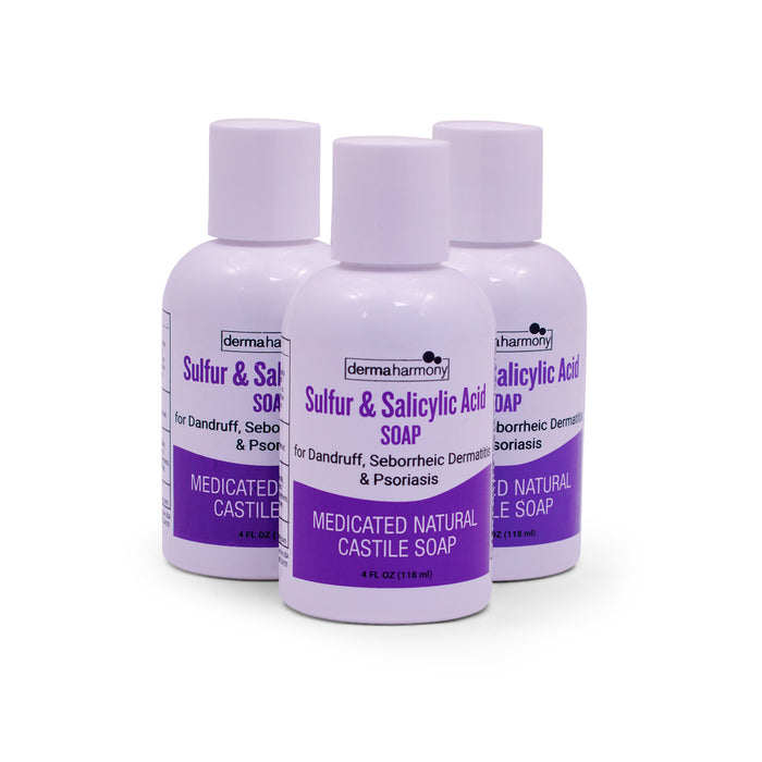 Sulfur + Salicylic Acid Castile Soap (Liquid)