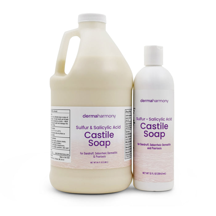 Sulfur + Salicylic Acid Castile Soap (Liquid)