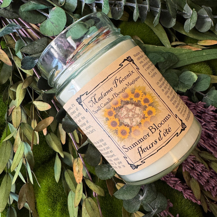 Summer Blossoms Spell Candle
