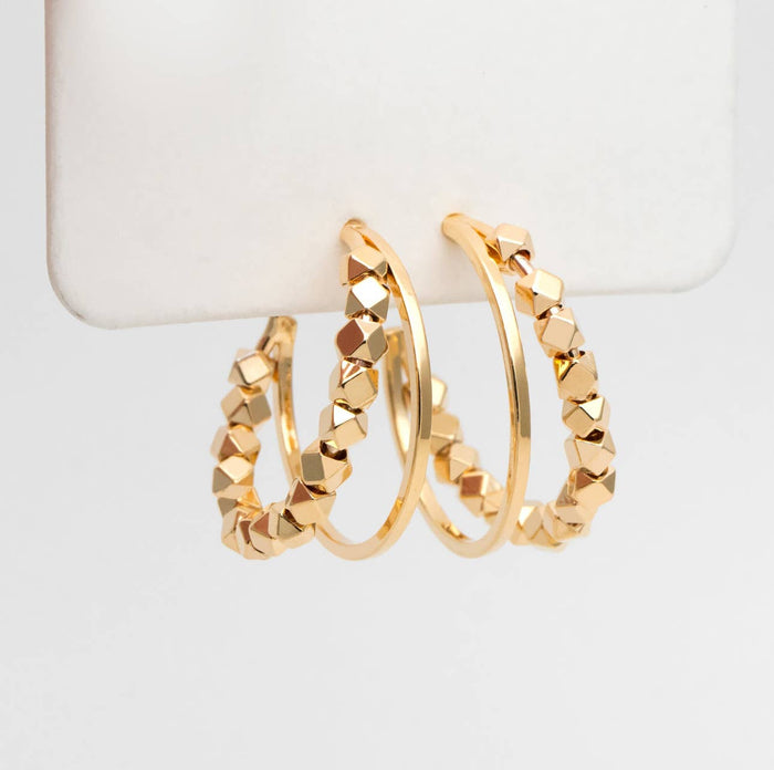 Suri Hoops 18K Plated - Olita Gifts & Goods